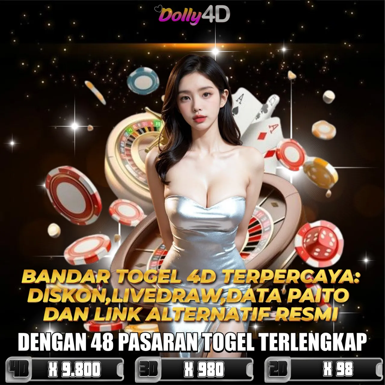 DOLLY4D 🌍 Bandar Togel 4D Terpercaya: Diskon, Live Draw, Data Paito, dan Link Alternatif Resmi